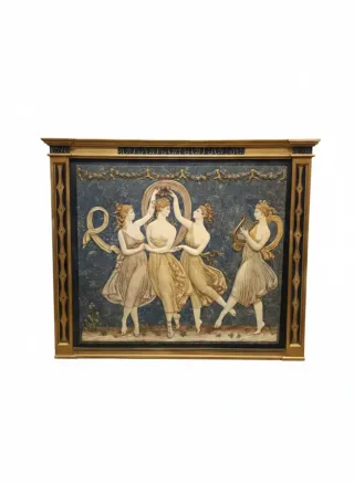 Cuadro decorativo con marco de madera