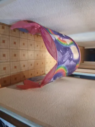 Carpa infantil unicornio y arcoíris