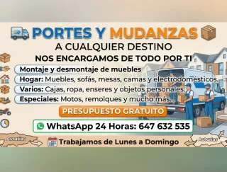 Portes y Mudanzas 647632535