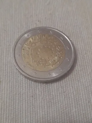 Moneda 2 euros conmemorativa 30 años