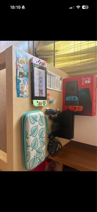 Nintendo Switch Verde y Rosa