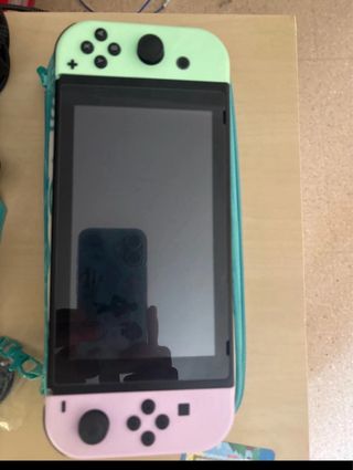Nintendo Switch Verde y Rosa