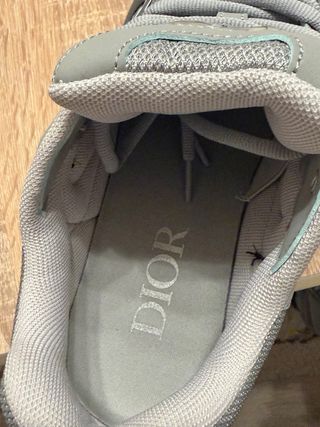 Dior B30 Sneakers Grigio Argento