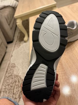 Dior B30 Sneakers Grigio Argento