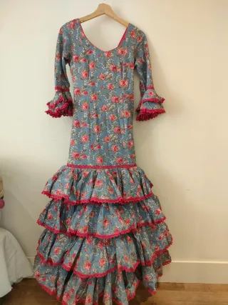 Traje Flamenca Joven/Adolescente Estampado