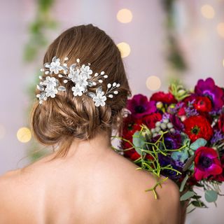 5 Piezas Tocados de Pelo de Novia SIN ABRIR