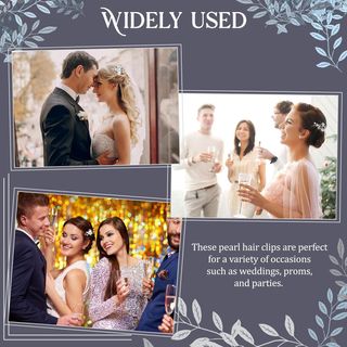 5 Piezas Tocados de Pelo de Novia SIN ABRIR