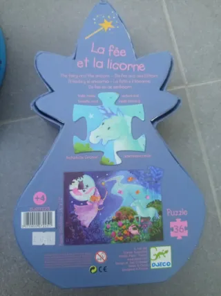 Puzzle Djeco Hada y Unicornio