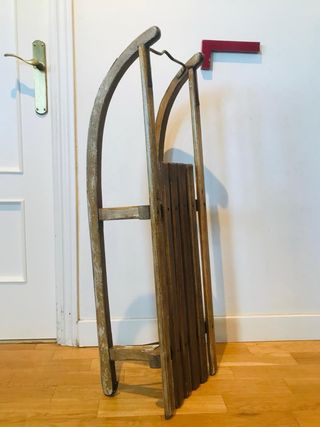 Trineo francés de madera