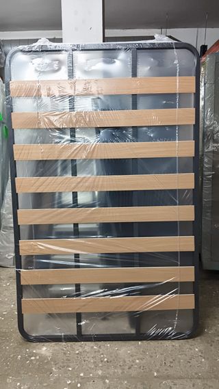 Somier Metálico somier con patas 120x190 cm camas