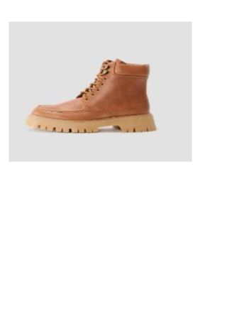 Botas de mujer con cordones marrones