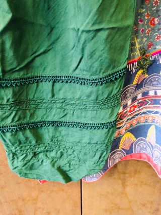 Conjunto Hindú: Vestido, Pantalón y Pañuelo