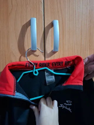 Chaqueta Invierno Spiuk Negra/Roja Talla M