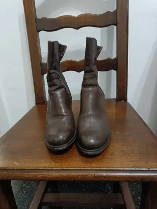 Stivaletti donna nappa marrone n.39