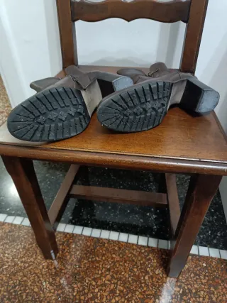 Stivaletti donna nappa marrone n.39