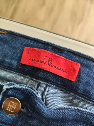 Vaqueros Carolina Herrera Azules