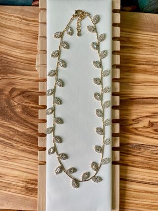 Collana con Cristalli e Strass Dorata