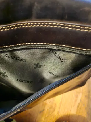 Bandolera de cuero Visconti