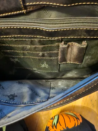 Bandolera de cuero Visconti