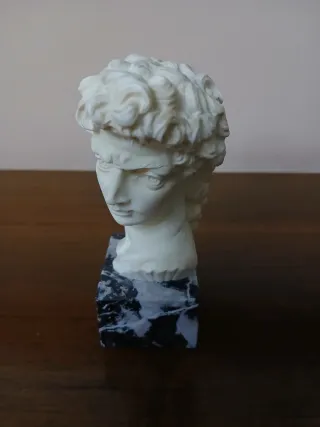 Busto David Casea fermacarte vintage