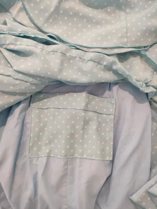 Traje Flamenca Celeste Talla 38