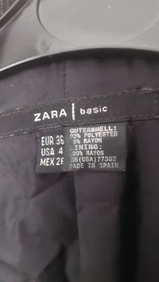 Traje Zara Negro