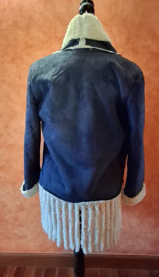 Cazadora Nana Love azul y blanco