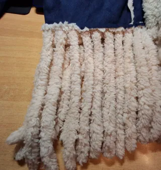 Cazadora Nana Love azul y blanco