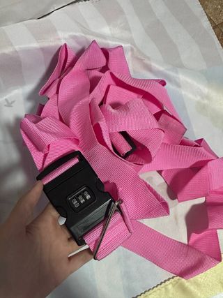 Cinta de equipaje con candado