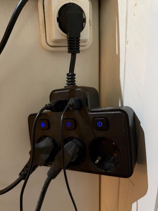 Set de 2 Regleta Europea USB 2 pines, extenciones