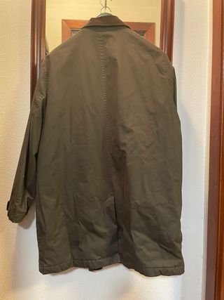 Parka estilo Barbour verde
