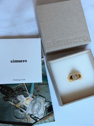 Anillo Simuero de archivo Fruto Agua Oro