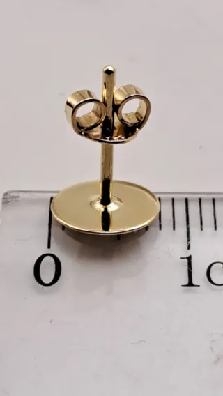 Pendientes Oro 18k Letra A