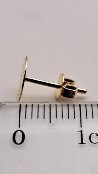 Pendientes Oro 18k Letra A