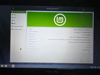 Portátil Asus A53S Linux mint.