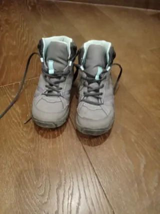 Scarpe Quechua trekking 37,5 grigie azzurre