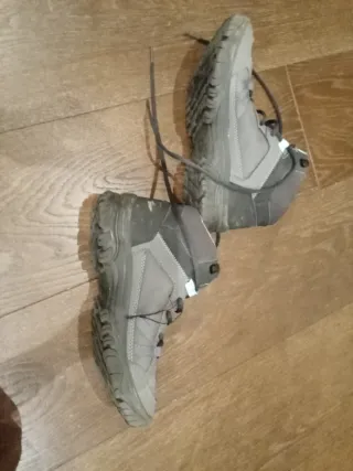 Scarpe Quechua trekking 37,5 grigie azzurre