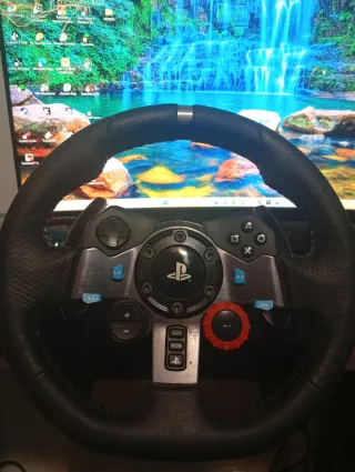 Volante Logitech G29+pedales y palanca de cambios