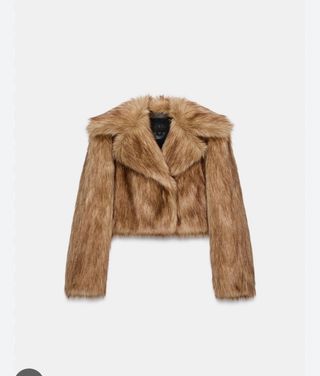 Chaqueta Efecto Pelo Zara Collection - Nuevo