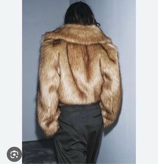 Chaqueta Efecto Pelo Zara Collection - Nuevo