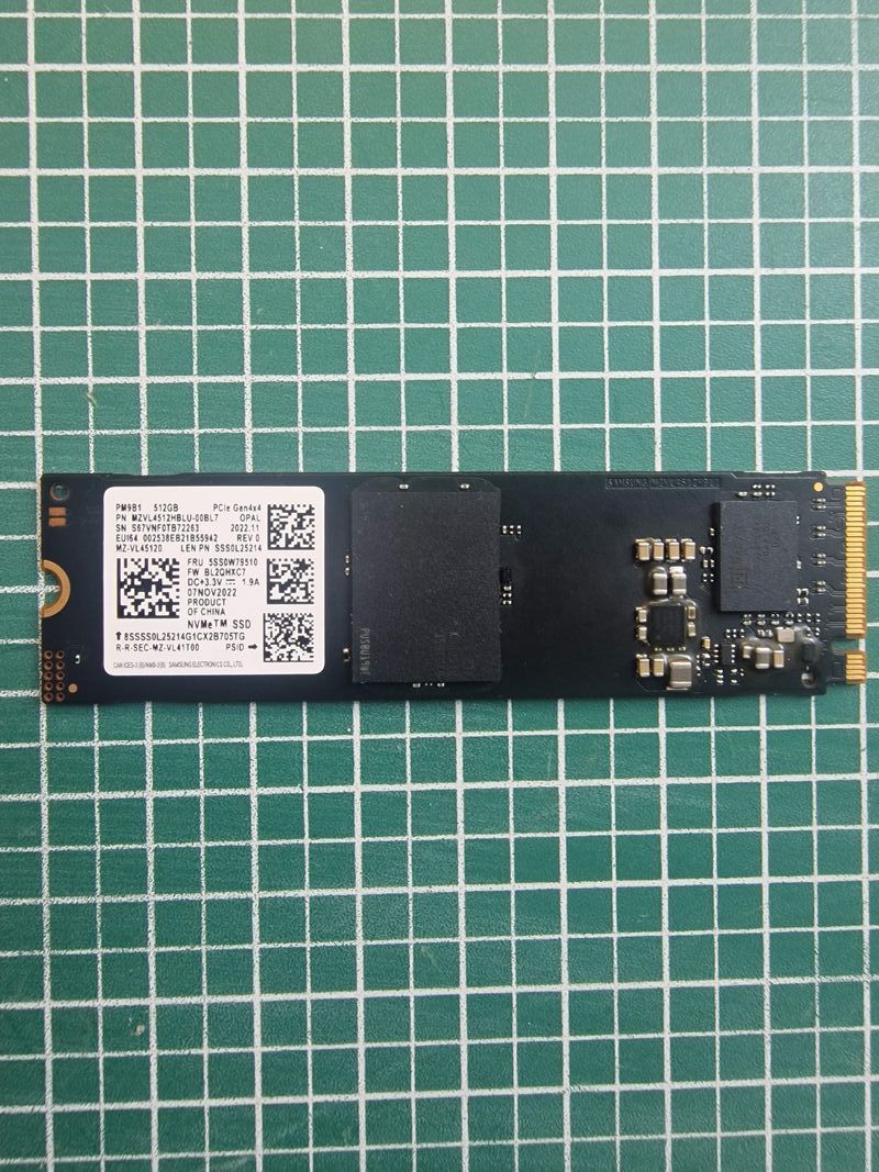 SSD Samsung 512GB NVMe M.2 PCIe