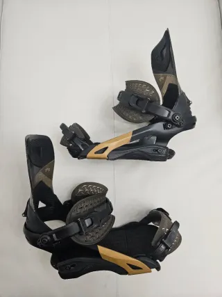 FIJACIONES SNOWBOARD ROME BLACK LABEL TALLA L/XL