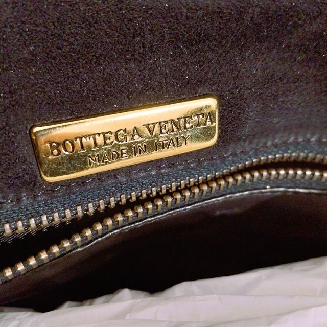 Bolso Bottega Veneta piel lagarto Intrecciata or