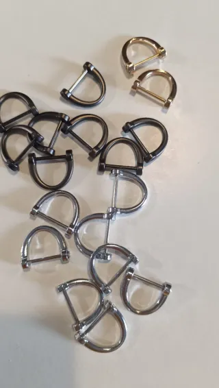 Accesorios para bolsos: anillas y cierres