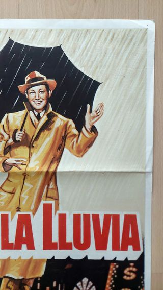 Cartel original Cantando bajo la lluvia (1952)