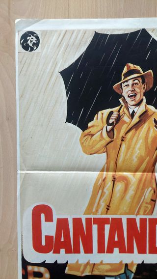 Cartel original Cantando bajo la lluvia (1952)