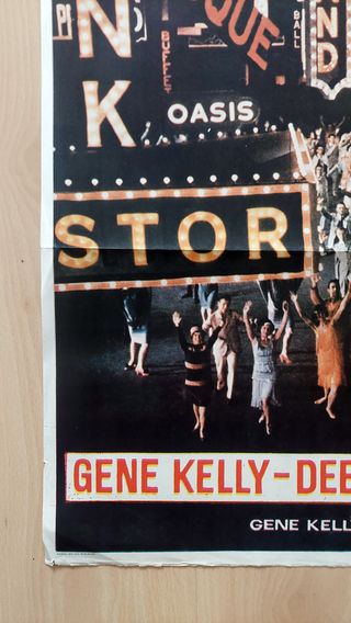 Cartel original Cantando bajo la lluvia (1952)