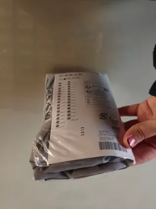 Funda de almohada o cojín gris IKEA 50x60cm