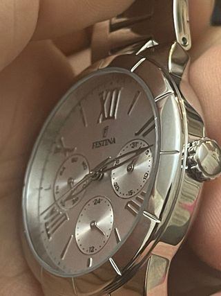 Orologio Festina Cronografo Donna Argento Bianco