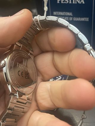 Orologio Festina Cronografo Donna Argento Bianco